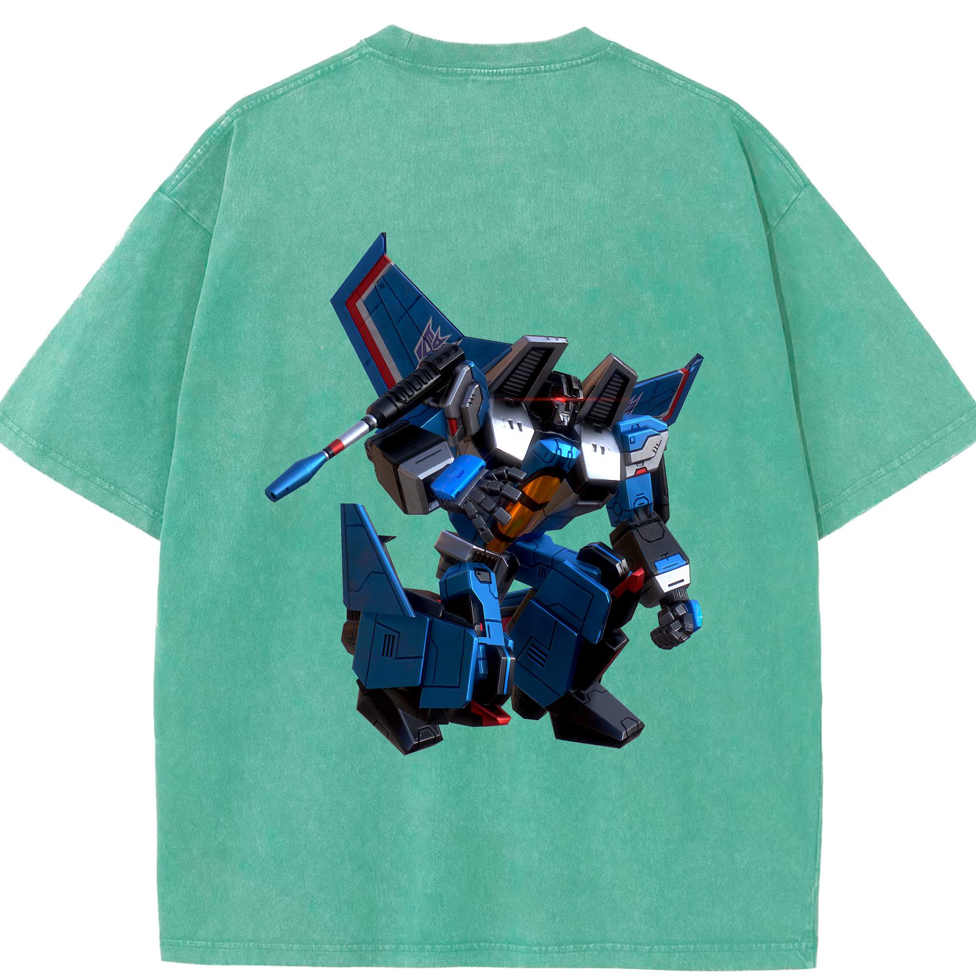 （画像用） Transformers トランスフォーマー 綿100% ヴィンテージ風 半袖Tシャツ（背面プリント）